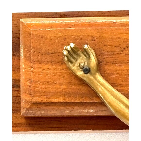 Wooden Crucifix Cross Last Rites Sick Call Candles Holy Water Bottle Vintage EUC - Picture 7 of 16